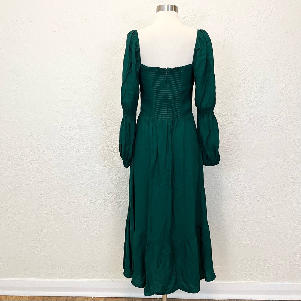 Reformation Dress Green Mica Midi Maxi Cottagecore Fairytale 8 - Picture 5 of 14